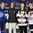 PLYMOUTH, MICHIGAN - APRIL 3: USA's Hannah Brandt #20 and Finland's Michelle Karvinen #21 were named Players of the Game for their respective teams after USA's 5-3 preliminary round win at the 2017 IIHF Ice Hockey Women's World Championship. (Photo by Matt Zambonin/HHOF-IIHF Images)

